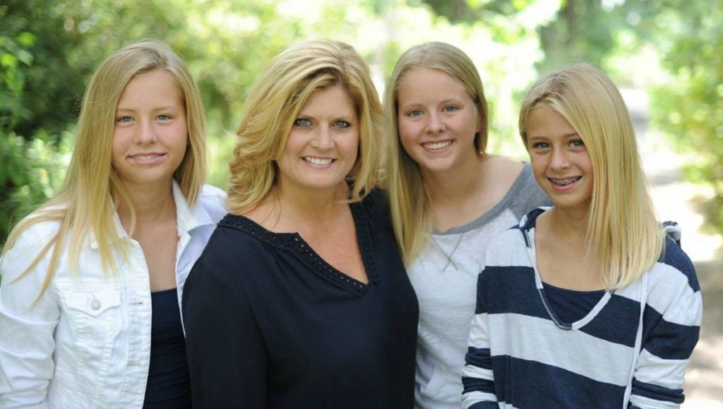 Mother and three daughters