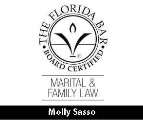 Molly Sasso's Florida Bar Marital & Family Law Certification
